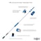 Unger Telescoping 18 ft. L X 2 in. D Aluminum Extension Pole Blue/White 972960 - alternate 3